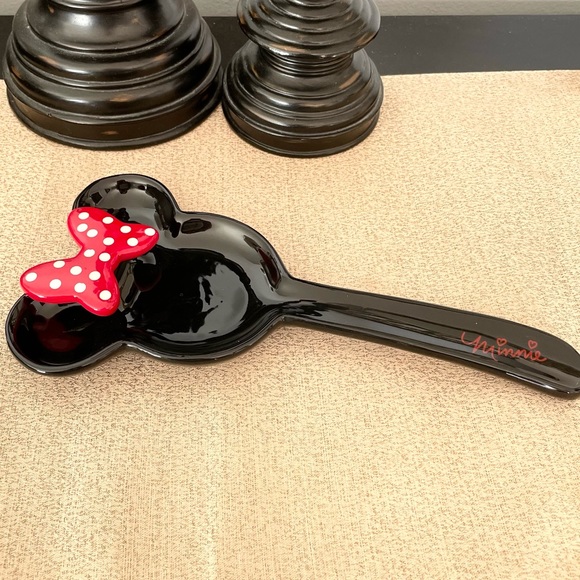NWT Disney Minnie Mouse Ceramic Spoon Rest - Picture 4 of 7